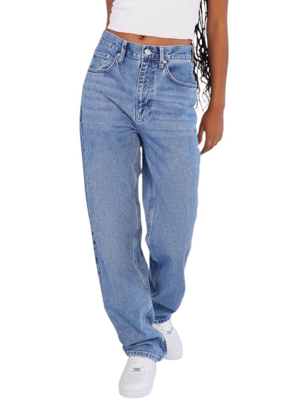 BDG High-Waisted Baggy Jeans in blue denim size 26 excellent condition